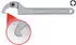 KS Tools Gelenk-Hakenschlüssel mit Nase 120-180mm (517.1320)