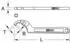 KS Tools Gelenk-Hakenschlüssel mit Nase 120-180mm (517.1320)