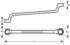 Bahco 2M Doppel-Ringschlüssel mit Offset 18x19mm (2M-18-19)