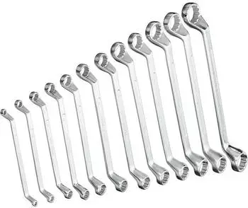 Mannesmann Doppel-Ringschl&uuml;ssel Set 12-teilig 6-32mm Chrom-Vanadium (M 140-12)