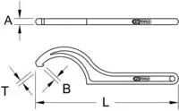 Ks Tools Hakenschl&uuml;ssel 517.1480