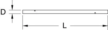 KS Tools BRONZEplus Drehstift f&uuml;r Klauenschl&uuml;ssel 20x315mm (963.8492)