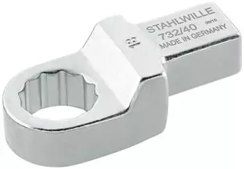 Stahlwille Ring-Einsteckwerkzeug 732/100 55mm, 22x28mm, CV-Stahl (58221055)