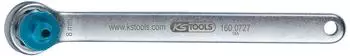 KS Tools Bremsen-Entl&uuml;ftungsschl&uuml;ssel extra kurz 8mm blau (160.0727)