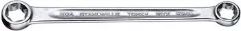 Stahlwille 21TX Doppelringschl&uuml;ssel Innen-TORX E14&times;E18, 185mm (41251418)