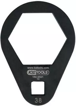 KS Tools Einsteck-Ringschl&uuml;ssel 3/8" extra flach, 38mm (150.9591)