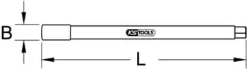 KS Tools Standarmaturenschl&uuml;ssel 10mm, 185mm (116.2056)