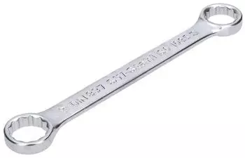 SW-Stahl Doppelringschlüssel 17x19mm, gerade, 12-kant (01311L)