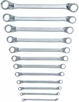 KS Tools Doppel-Ringschl&uuml;ssel-Satz gekr&ouml;pft 12-teilig, 6-32mm (517.0250)