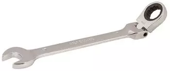 Silverline Tools Ring-Maulschl&uuml;ssel mit Gelenk-Ratsche 17mm (580470)