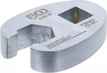 BGS Hahnenfu&szlig;schl&uuml;ssel SW 13mm, Antrieb Innenvierkant 10mm (3/8") (1756-13)
