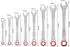 Bosch Ratschen-Ring-Maulschlüssel-Set 8-19mm, 8-tlg. (1600A03AG5)