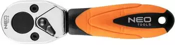 Neo Tools Umschaltknarre 1/4" 105mm für Bits (08-512)