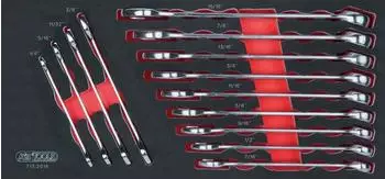 KS Tools Ultimate&reg; Ringmaulschl&uuml;ssel-Set Zoll, 13-teilig (713.2016)