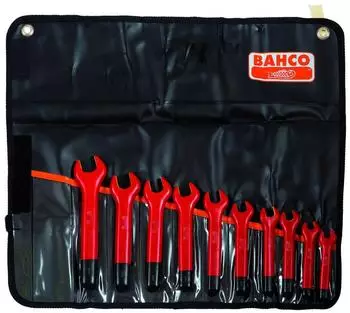 Bahco Isolierter Maulschl&uuml;ssel-Satz 1000V, 10-22mm, 10-tlg. (6MV/10T)