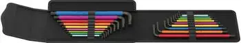 Wera Big Pack Multicolour Winkelschlüssel-Set Innensechskant (metrisch) / TORX® (05133287001)