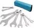LuxusKollektion Maulschlüssel-Set, 8-teilig, metrisch 5,5-27mm, extra flach, mit Tasche