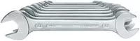 Gedore - Doppelmaulschl&uuml;sselsatz 6-8 8-teilig Sw6-22 Mm Cv-stahl Verchromt
