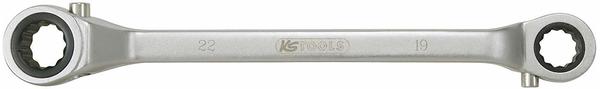 KS Tools CHROMEplus Doppel-Ringschlüssel, gekröpft (518.3102)