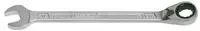 Hazet 606-8, Maulringratschenschl&uuml;ssel 606 SW 8mm L.129,9mm umschaltbar,Rings.15Grad