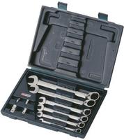 KS Tools GEARplus Ratschenringmaulschl&uuml;ssel-Satz, umschaltbar, 10-teilig - 503.4647