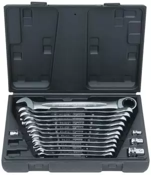 KS Tools Ratschenschlüssel-Satz 16-tlg. 8-19mm gerade KS KS Tools Ratschenschlüssel-Satz 16-tlg. 8-19mm gerade KS