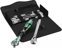 Wera 05135949001, Knarrensatz KK Zyklop MS1 8-tlg.Klapptasche WERA