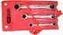 KS Tools 4 in 1 Doppel-Ratschenringschlüssel GEARplus