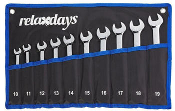 Relaxdays Flexibles Schraubenschlüssel Set 10-tlg
