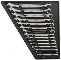 Milwaukee Juego de 15 llaves combinadas, 8,9,10, 11, 12, 13, 14, 15,