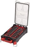 Milwaukee Shockwave Schlagnuss-Set 1/2'' lang im PACKOUT Organiser 16 tlg, 4932480943