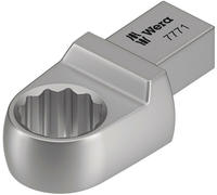 Wera 05078626001, Einsteckringschl&uuml;ssel 7771 SW 13mm 9x12mm CV-Stahl WERA