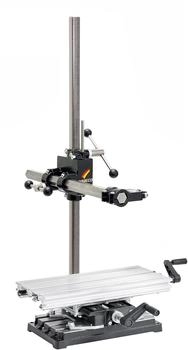 Wabeco Bohrständer Fräsständer BF1244 mit Koordinatentisch K400 vertikal/horizontal Säule 1000 Ausleger 500 mm