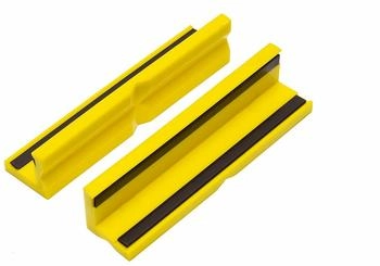 Wabeco Kunststoff Schutzbacken Schonbacken 150 mm Magnetisch für Werkbank Schraubstock