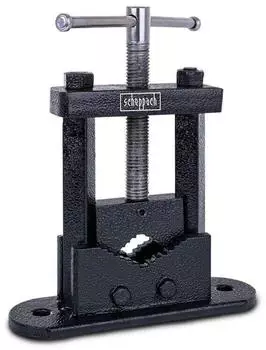 Scheppach SPV50 Rohrschraubstock Spannweite 0-75mm Spannbackenl&auml;nge 65mm (5812607900)