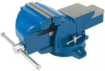 Silverline Tools Ingenieurs-Schraubstock mit Schwenksockel 150mm 16kg (656618)