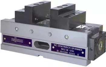 R&ouml;hm RKZ-M NC-Kompakt-Zentrischspanner Backenbreite 50mm mit Stufenbacken (180190)