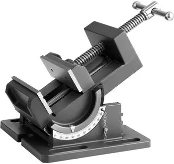 VEVOR Maschinenschraubstock kippbar 108mm Backenbreite 0-90&deg; (QKD-100)