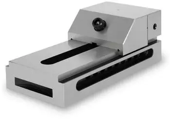 Eberth Pr&auml;zisions-Niederzugschraubstock 125mm Backenbreite, 160mm Spannkraft (AK1-PNS-KG125)