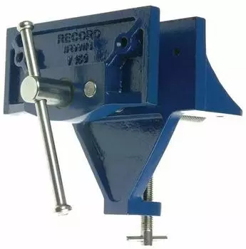 Irwin TV150B Holzbearbeitungsschraubstock mit Tischklemme, 150mm (TV150B)