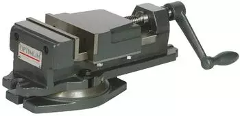 Optimum Pr&auml;zisions-Maschinenschraubstock FMS 125 mit Drehteller (3354125)