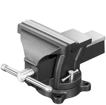 Retoo Schraubstock drehbar 125mm Stahlbacken (RTOO-125M)