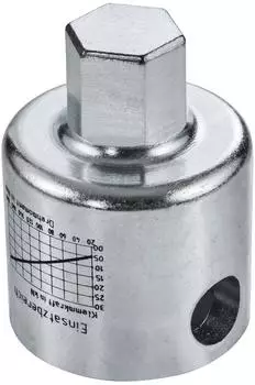 HEUER Sechskantaufsatz f&uuml;r Schraubstock 120mm, Stahl verzinkt (193120)