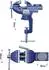 CCLife Technic Drehbarer Parallelschraubstock Gusseisen 360° 50mm (50mm)