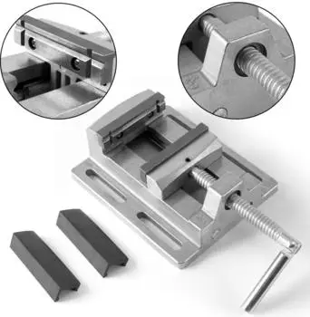 Stahlwerk FZ-76 ST Maschinenschraubstock Parallelschraubstock Aluminium (5767)