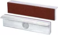 Heuer Schraubstockbacken 111180, Typ F, 180mm, aus Aluminium, Fiberglas, mit Magnet,