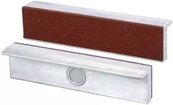 HEUER Schraubstockschutzbacke Typ F, 180mm, Aluminium mit Fiberbelag (111180)