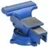 vidaXL Schraubstock 150mm Gusseisen, blau (154640)
