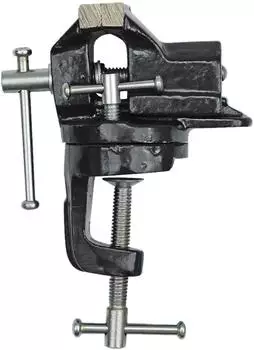 VOREL Tischschraubstock drehbar 75mm (36018)