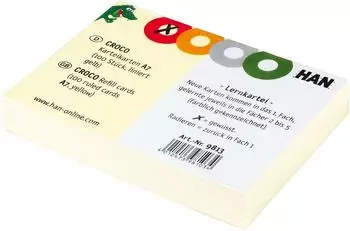 HAN Karteikarten für Croco DIN A7 quer